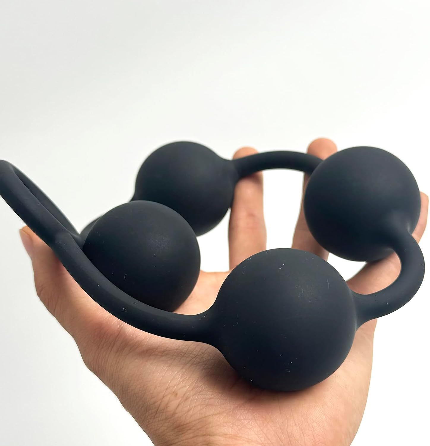Tira Anal con Perlas de Silicona XL