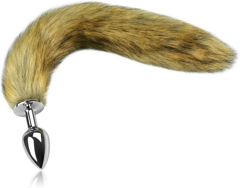 Cola de Zorro Cosplay con Plug Talla S