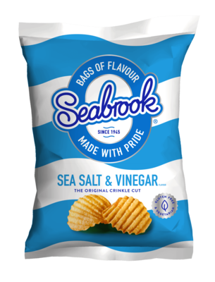 Salt & Vinegar Seabrook Crisps