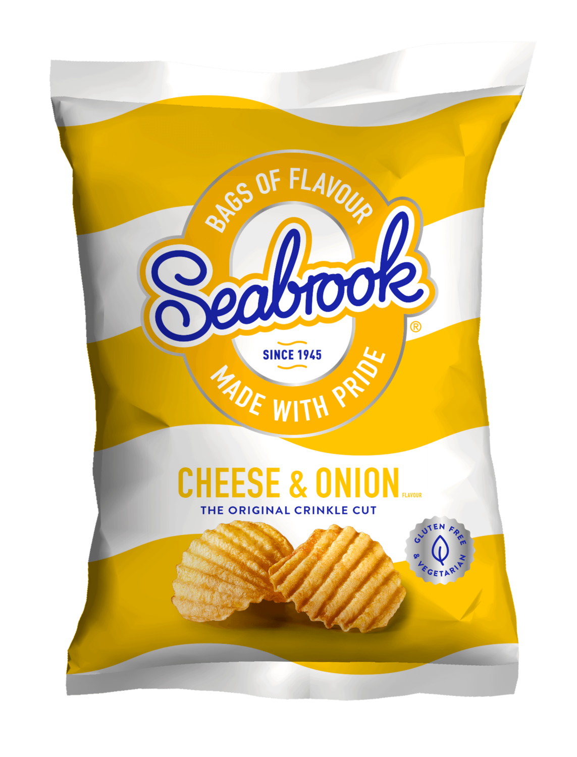 Cheese & Onion Seabrook Crisps