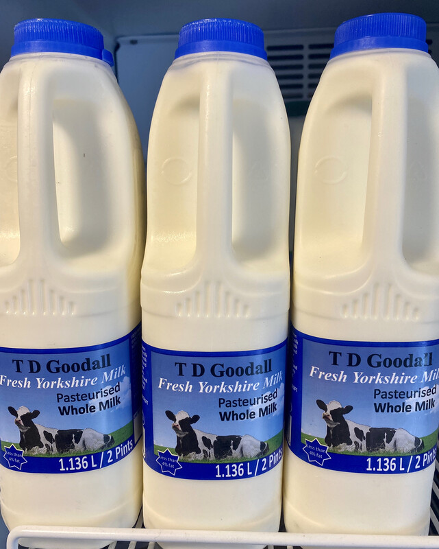 2 Pints Whole Milk