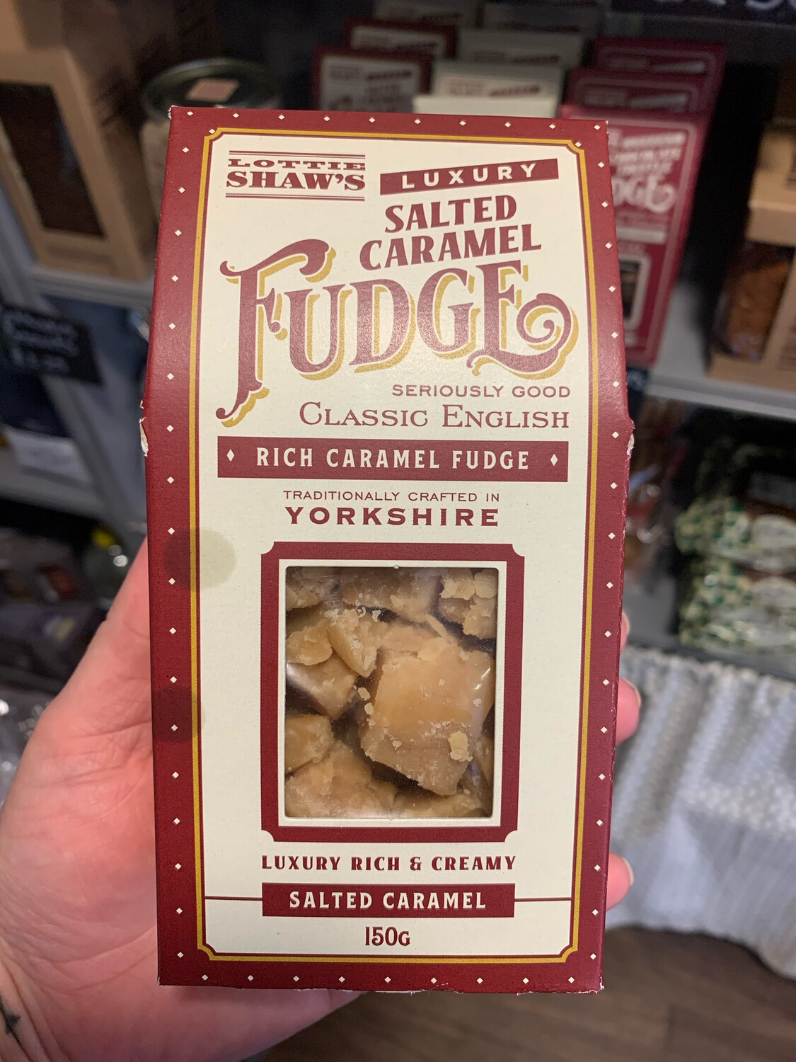 Luxury Salted Caramel Fudge