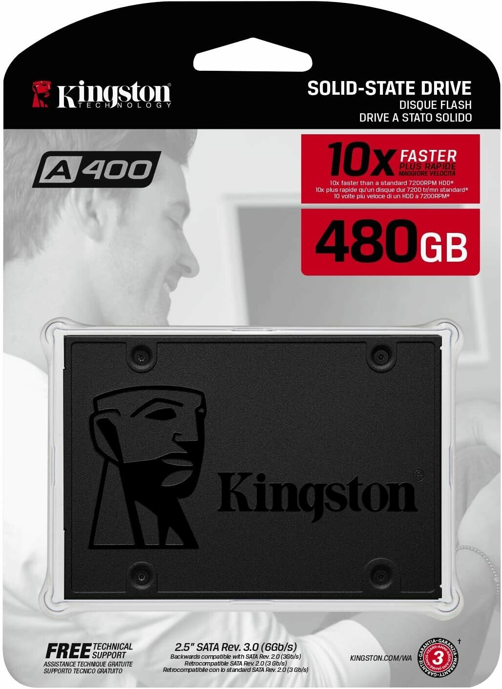 Kingston A400 SSD SA400S37480G 480GB