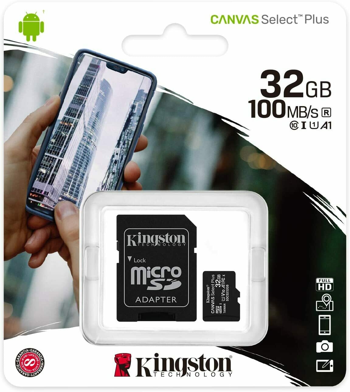 Kingston Canvas Select Plus SDCS2/32GB 32GB