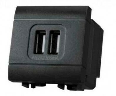 Modulo Caricatore USB Da Muro 5V 2,1A - C1119 Compatibile Living