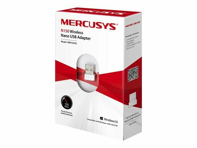 Mercusys MW150US - Adattatore di rete - USB 2.0 - 802.11b/g/n