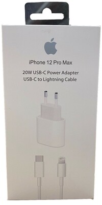 Apple adattatore di alimentazione usb-c per iphone 12 pro max 20w cavo da usb-c a lightning