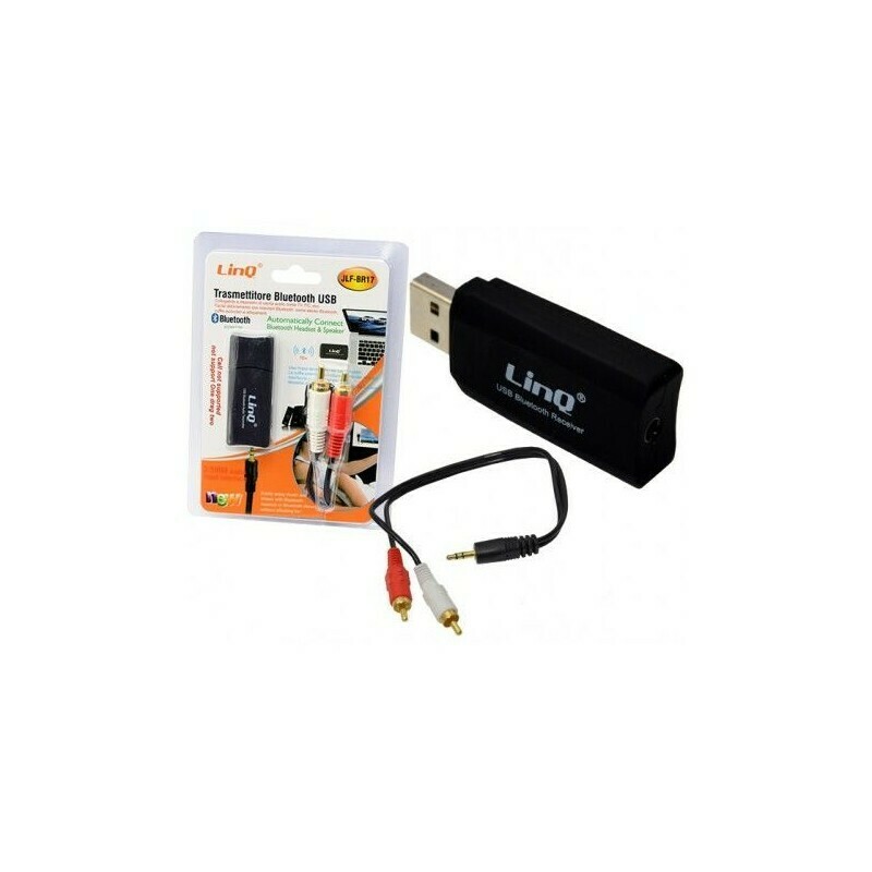Linq trasmettitore Bluetooth USB con cavo mini Jack 3,5\