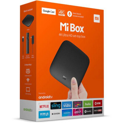 Xiaomi Mi Box S 4K HDR Android TV Streaming Media Player Google Assistant Global