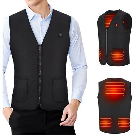 Gilet Elettrico Riscaldato, Giubbotto Riscaldato per Donna e Uomo  Temperatura Regolabile
