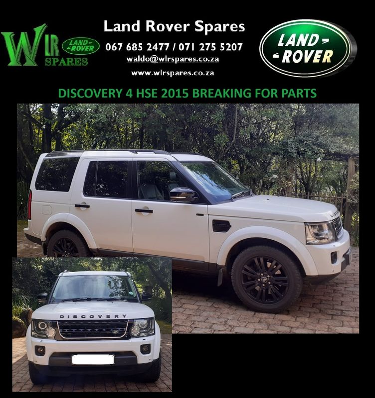 Land Rover Discovery 4 HSE 2015 breaking for parts