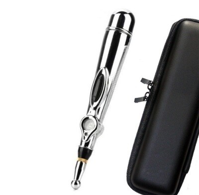 Electric TENS Sensation Pen &amp; Case Electrastim Electro E-stim Wand