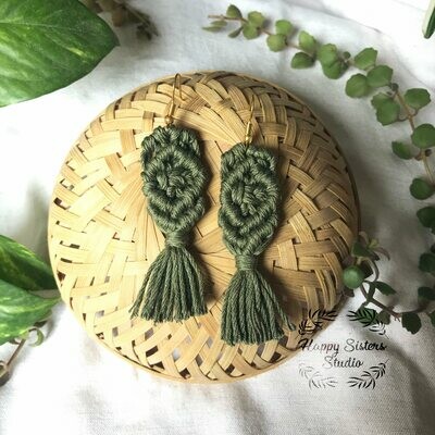 Macrame Diamond Tassels