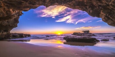 Caves Beach Sunrise - Acrylic