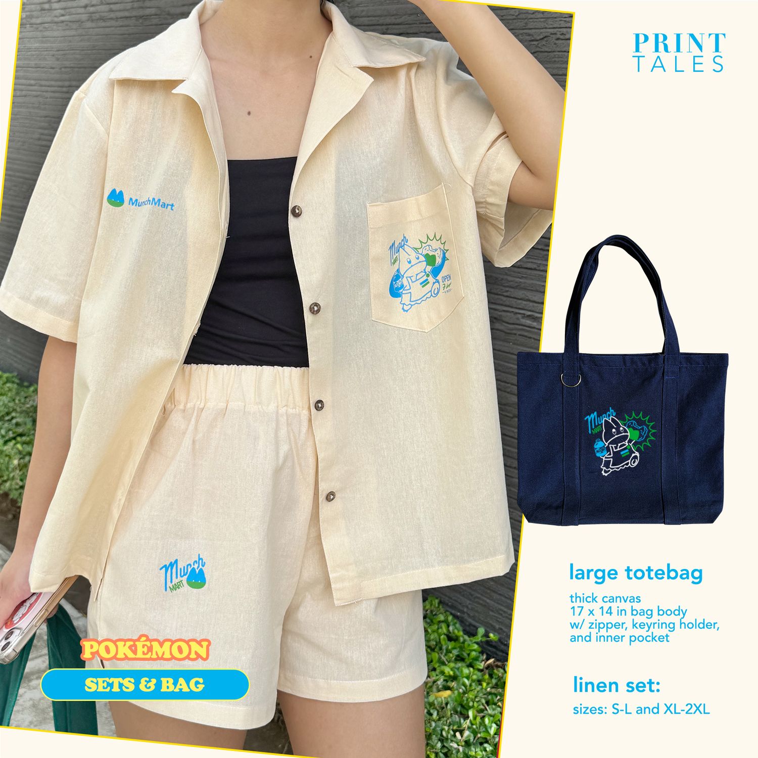 Pokemon Sets and Totebag