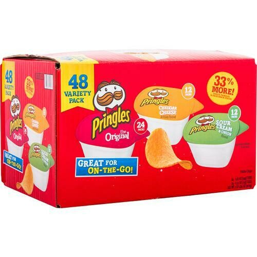 Pringles Papitas Variedad 48 pk/20 g