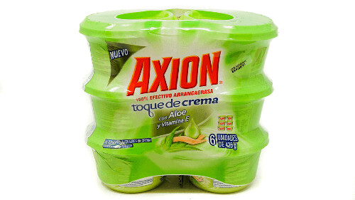 Axion Lavaplatos Aloe en Crema 6 unidades/425 g