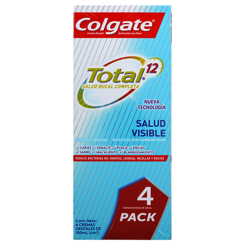 Colgate Total Clean Mint 4 unidades / 150 ml