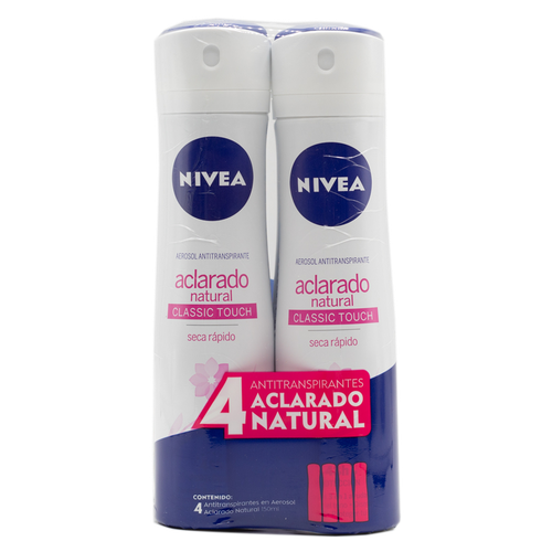 Nivea Desodorante en Spray 4 Unidades/150 ml