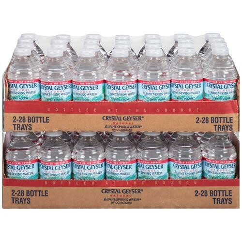 Crystal Geyser Agua de Manantial 56 unidades 236 ml