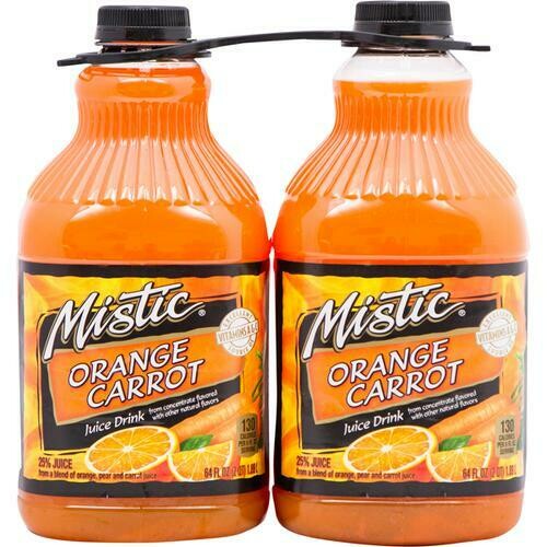 Mistic Jugo Naranja y Zanahoria 2 pk/1.89 lt