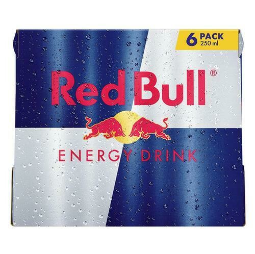 Red Bull Bebida Energizante 6 Unidades/250 ml