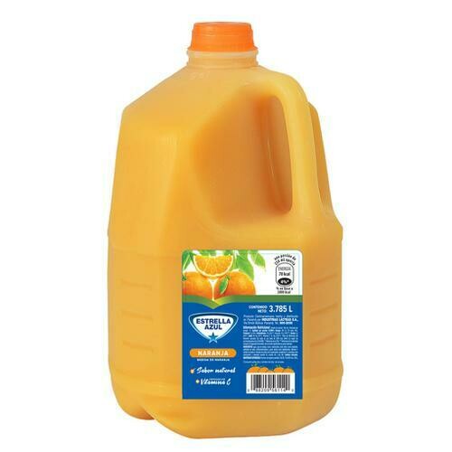 Estrella Azul Bebida de Naranja 3.79 l / 1 gal