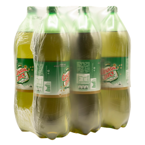 Canada Dry Ginger Ale 6 unidades/2 lt