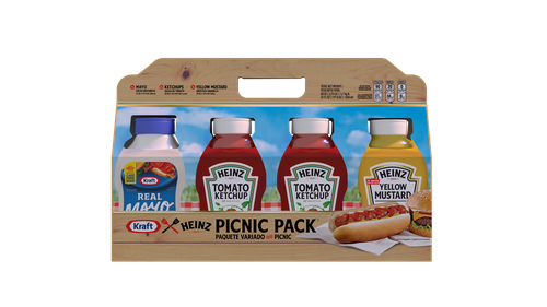 Heinz/Kraft Picnic Pack 4pk