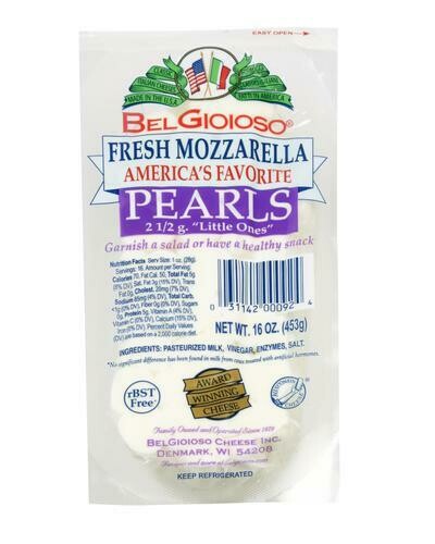 Belgioioso Perlas de Mozzarella 454 g / 16 oz