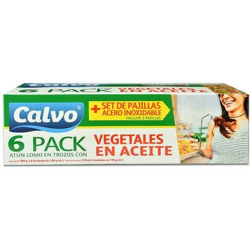 Calvo Atún con Vegetales 6 unidades/ 160 g