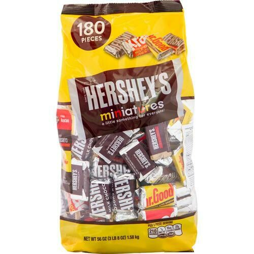 Hershey's Chocolates Miniaturas 56 oz/ 158 kg