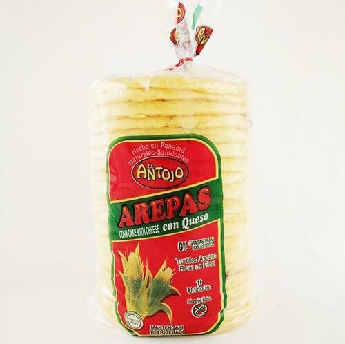 El Antojo Arepas maiz/queso 20 ct/28 g / 1 oz