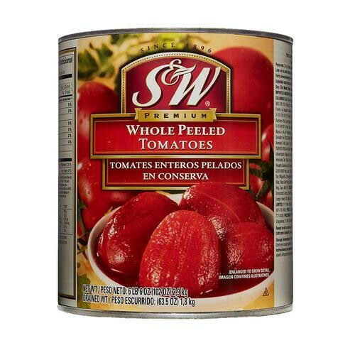 S & W Tomates Enteros 102 oz/ 2.89 kg