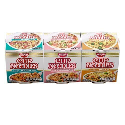 Nissin Cup O'Noodle Sopas Instantáneas 12 unidades/64g