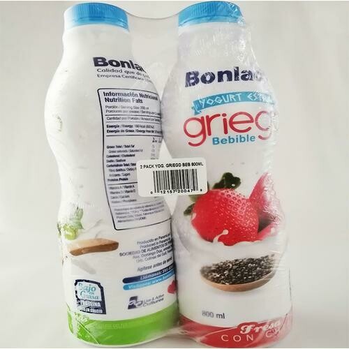 Bonlac Yogurt Griego 2pk/ 800g / 1.7 lb