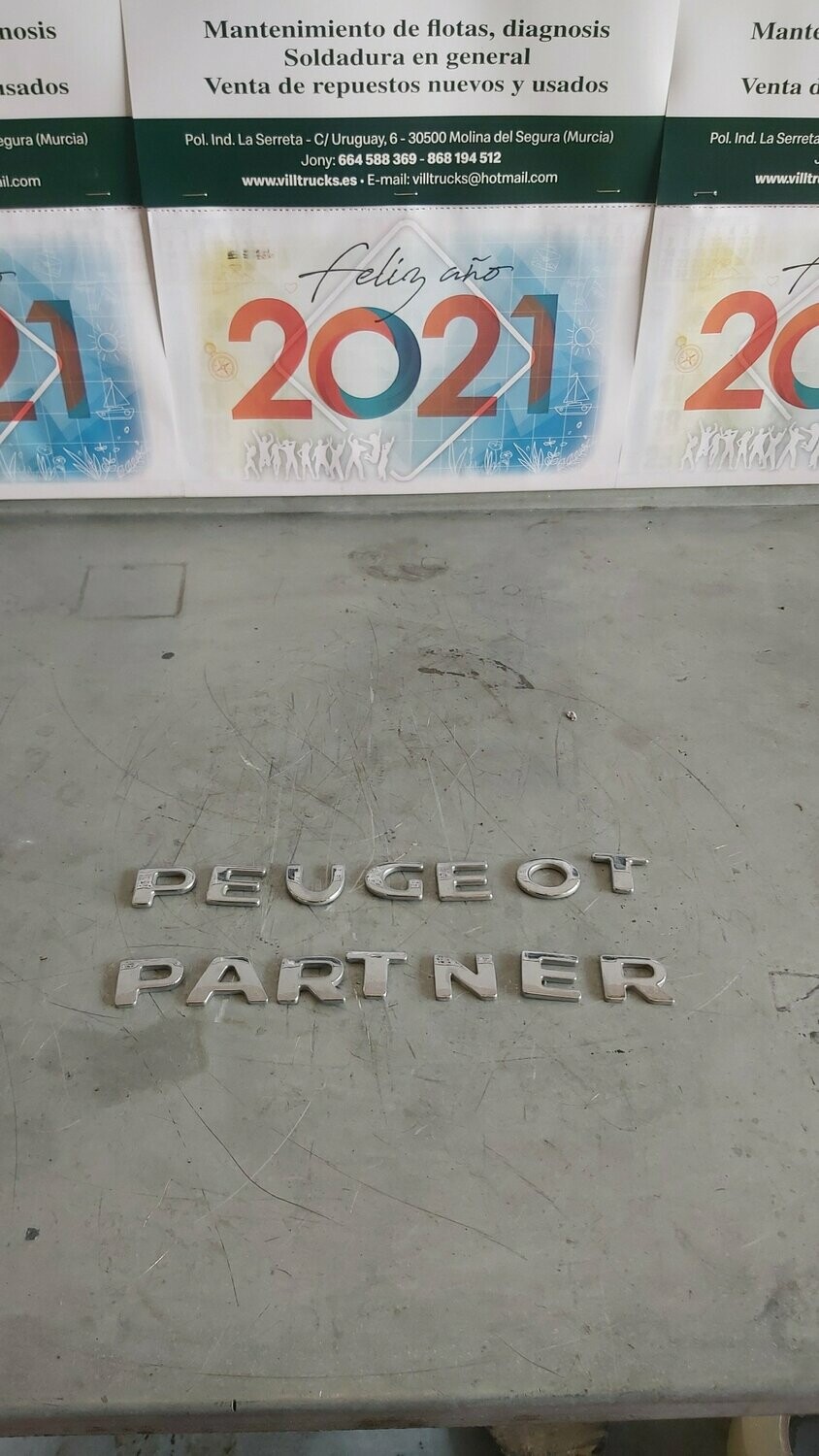 LETRAS PEUGEOT PARTNER