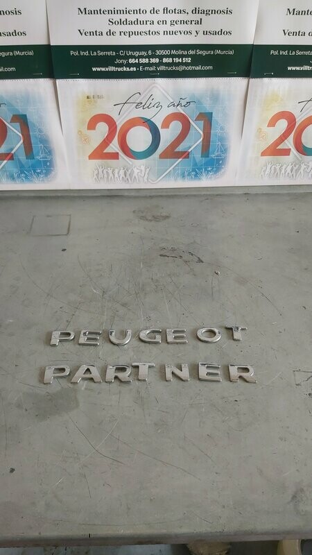 LETRAS PEUGEOT PARTNER