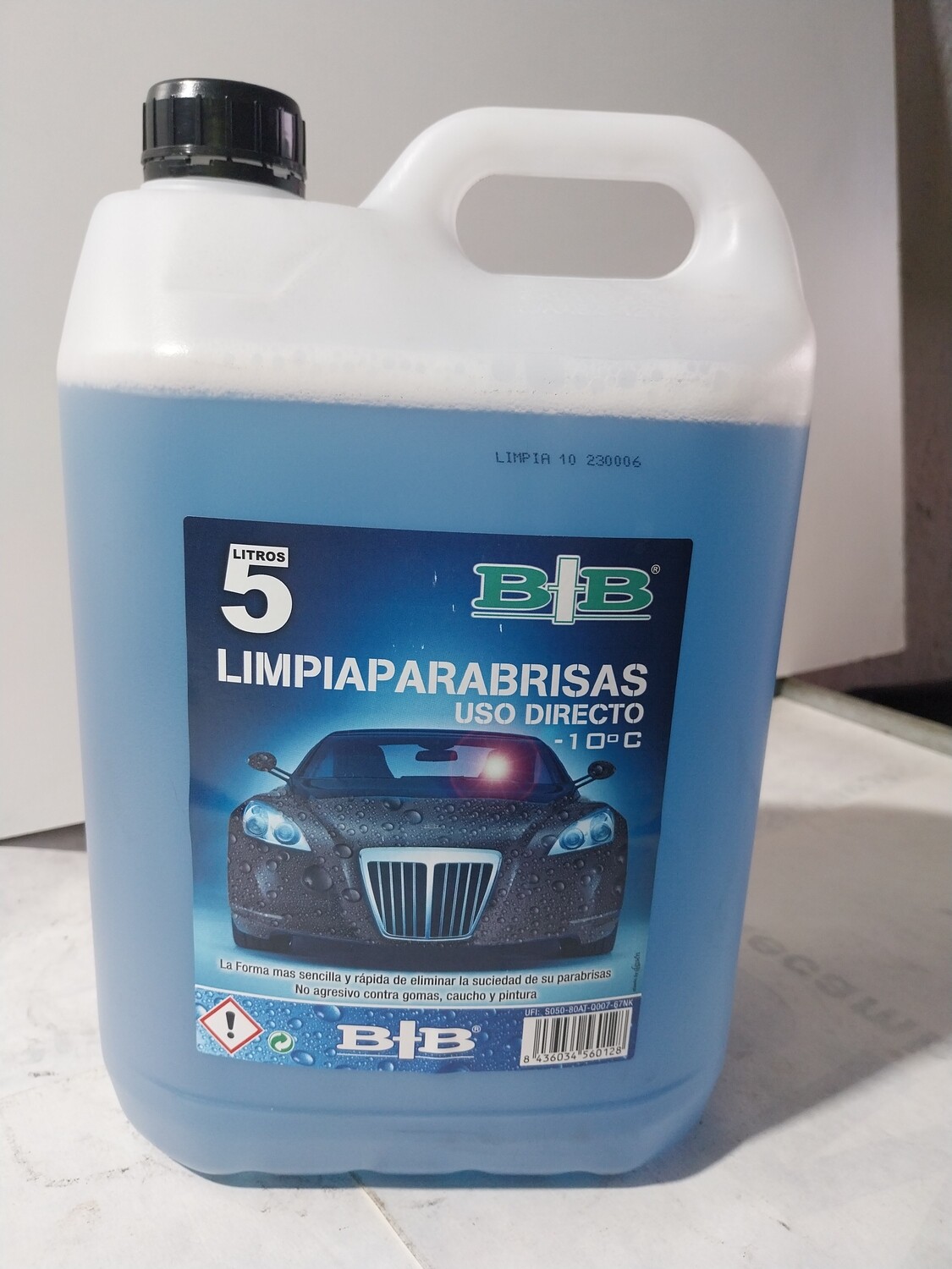 Limpiaparabrisas  5l.azul