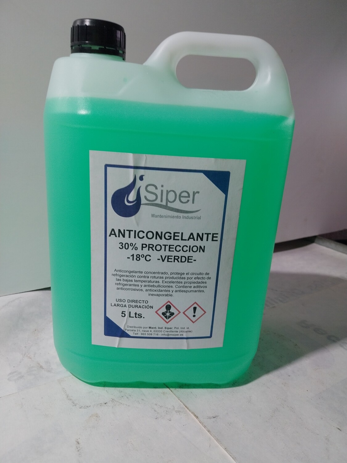Anticongelante 30% verde