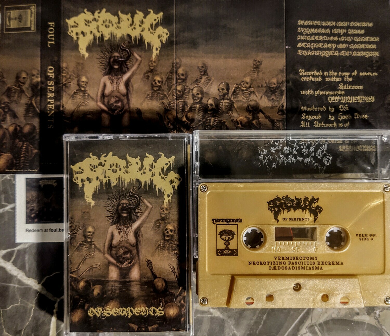 FOUL (US) 'Of Serpents'  [Pro-MC enGraved]