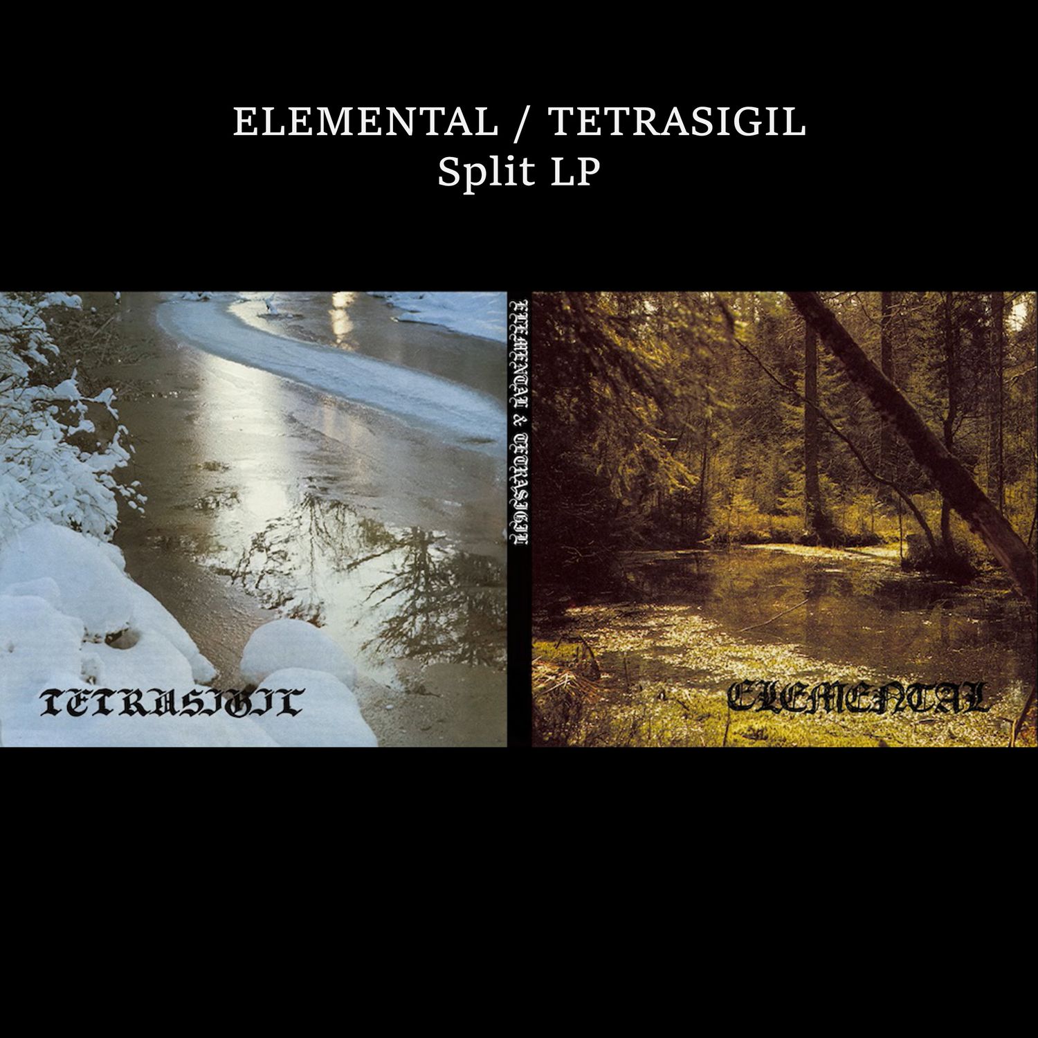 ELEMENTAL / TETRASIGIL (FIN)  - Split  LP