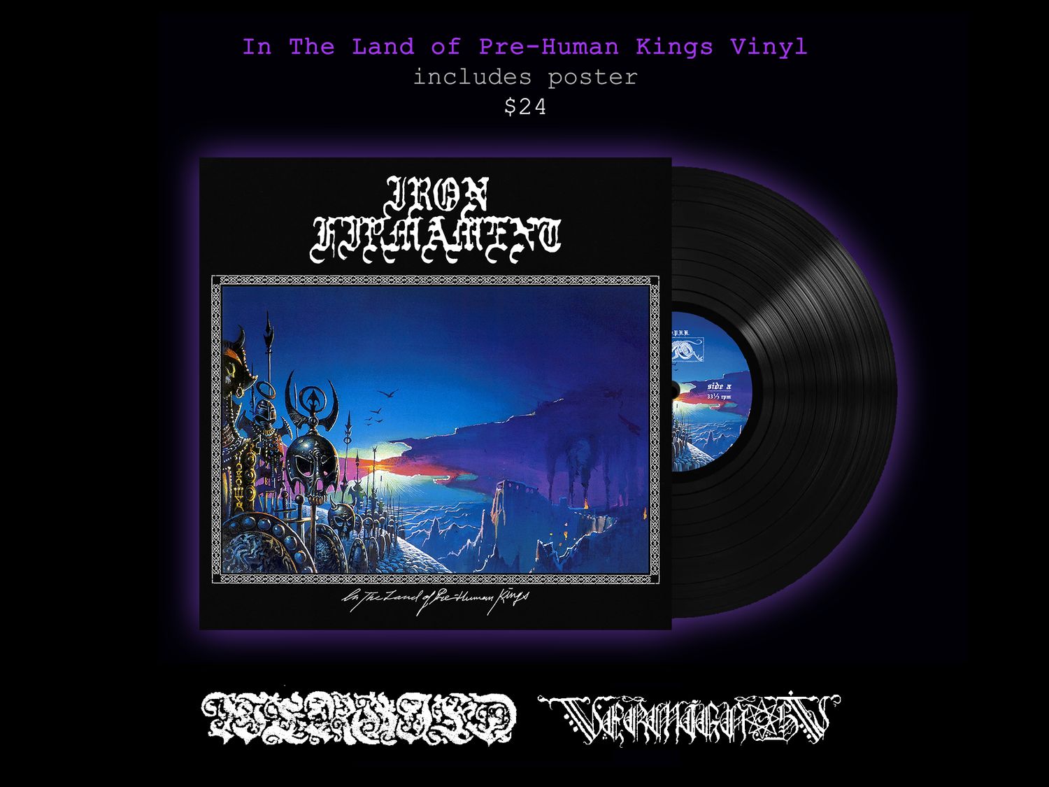 IRON FIRMAMENT   "In The Land of Pre-Human Kings"    [LP], Vinyl Variant: Black