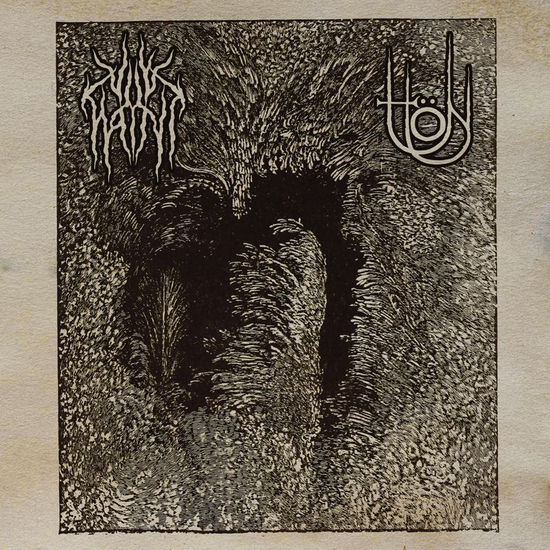 VILE HAINT / TLÖN  (US/UK)  "Abound with Malice / Through Nebulous Scars"  - LP