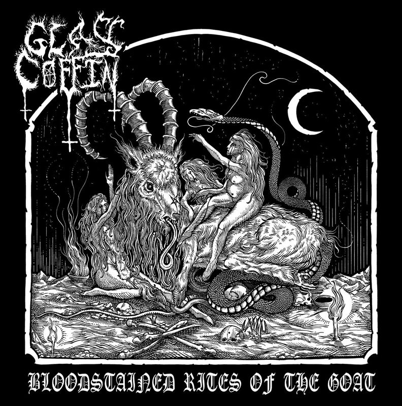 GLASS COFFIN (US) - "Bloodstained Rites of the Goat"  - LP