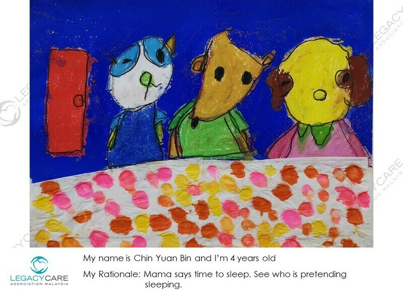 Who is pretending sleeping?