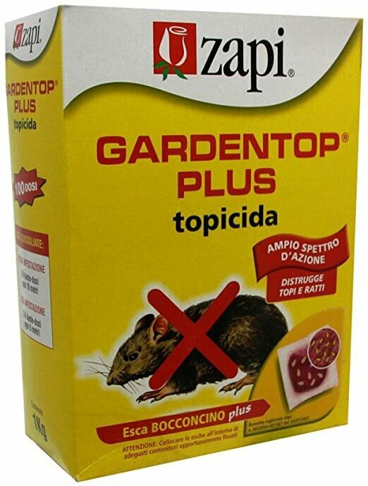 Raticida Amplio expectro Gardentop