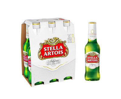 Cerveza Stella Artois Twelve Pack botella 330ml