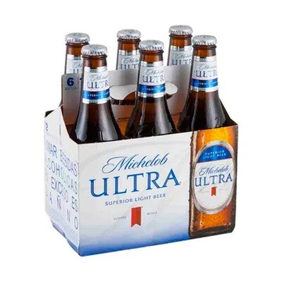 Cerveza Michelob Ultra Six Pack botella x355ml