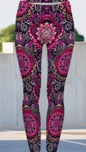 Purple Mandala Leggings - SHIPPING INCLUDED